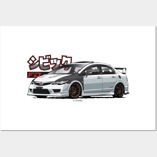 Civic Fd Wall Art by LpDesigns_